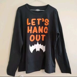 "Let's Hang Out" Unisex Adult Graphic Tee T-shirt Holiday Seasonal Size L & XL